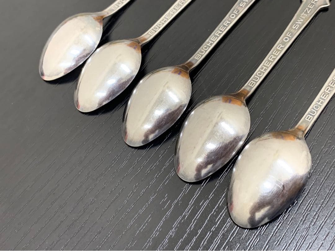 正規 ROLEX ロレックス ブヘラ ティースプーン ×5 10.5cm