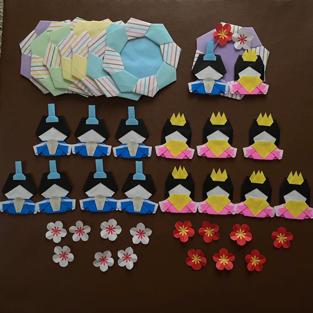 専用 ひな祭り 3月 制作キット 8個 折り紙 壁面飾り 飾り ハンドメイド