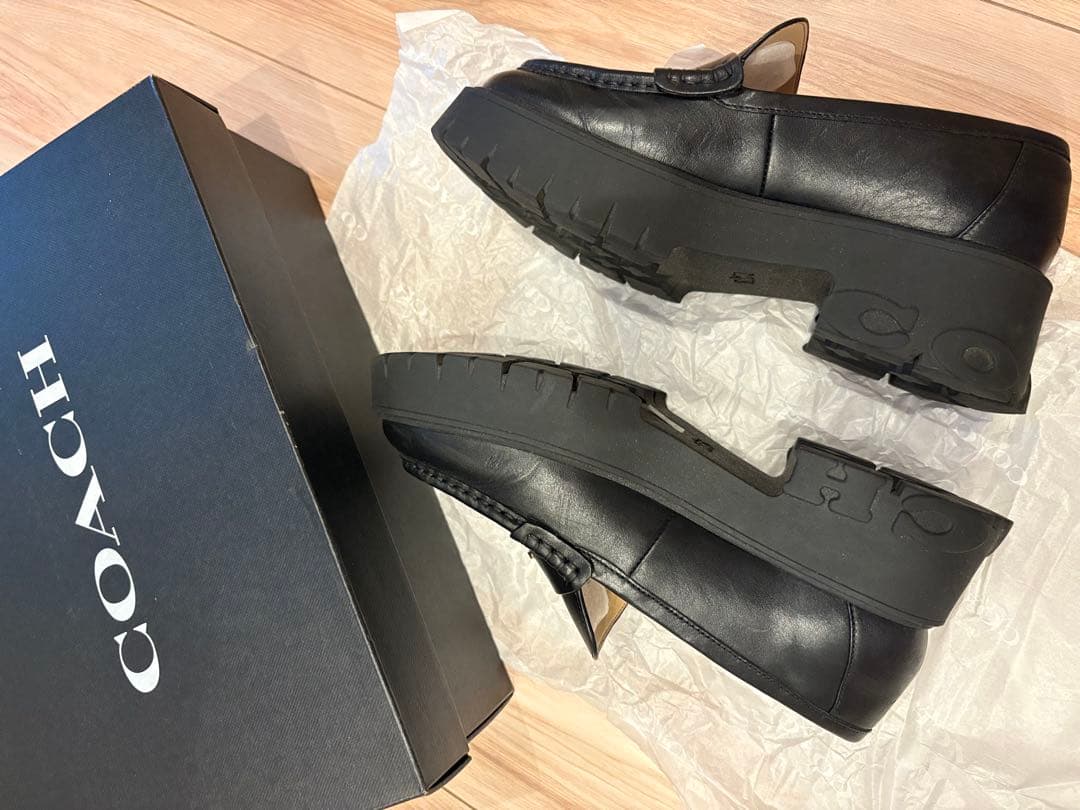 コーチ COACH 箱付き RUTHIE ルーシー ローファー 23.5cm