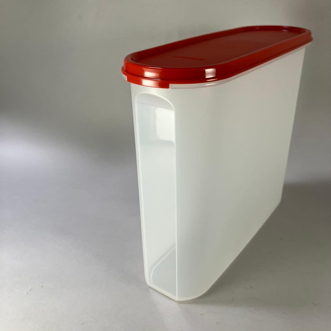 タッパーウェア スーパーオーバル #4 海苔セット 4000ml パプリカ