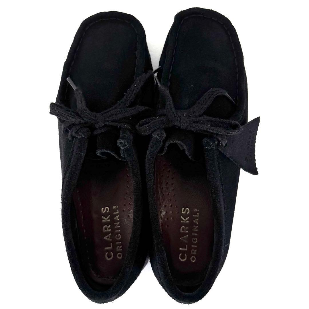 【Clarks】 クラークス （23.5cm） ワラビー ブラック レディース