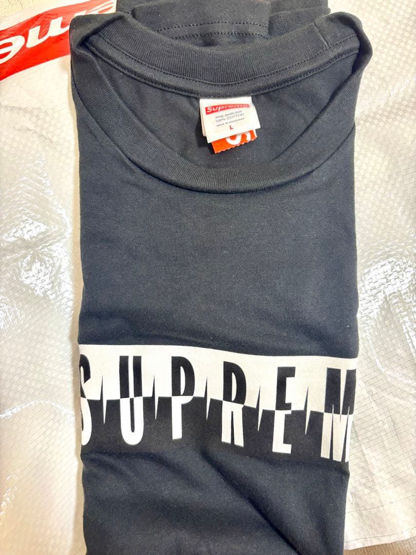 木村拓哉着用 supreme Split Tee ブラック Lサイズ - メルカリ