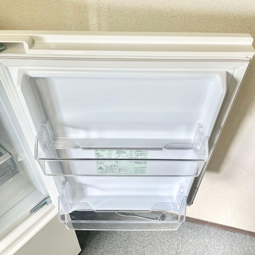 美品】AQUA 冷蔵庫 168L AQR-17N(W)一人暮らし 2022年製 - 冷蔵庫