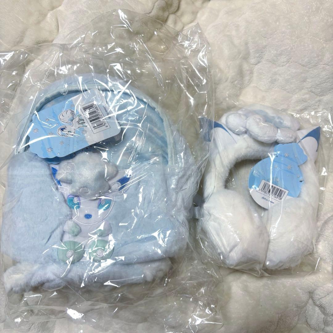 アローラロコン イヤーマフ 耳あて リュック 中国ポケモンセンター限定