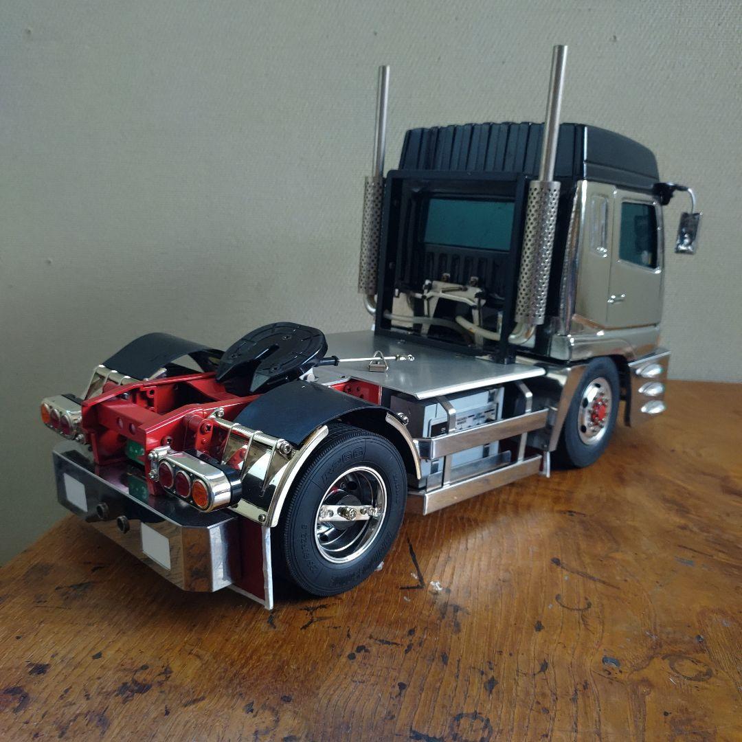 タミヤ1/14トレーラーヘッドデコトラムネトラキャビン - メルカリ