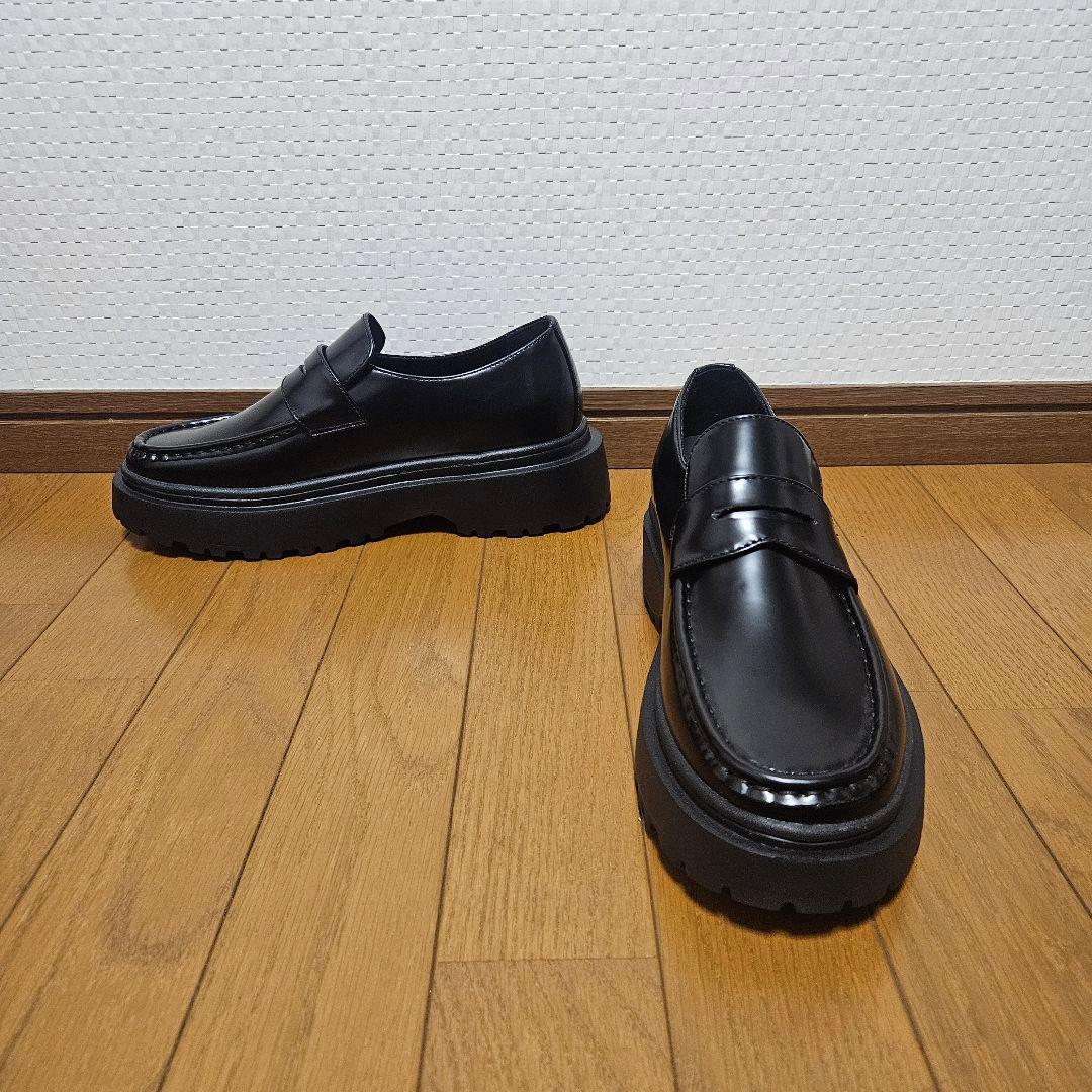 極美品☆ FILLIN UNOS LOAFER ブラックデザインシューズ 厚底 - メルカリ