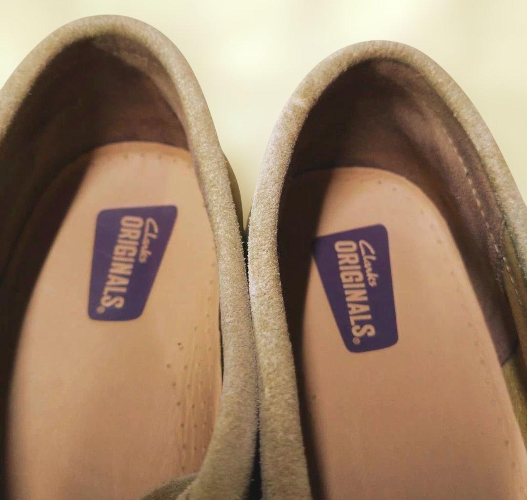 クラークス☆Clarksワラビーブーツモカシン　26.5ⅽⅿ