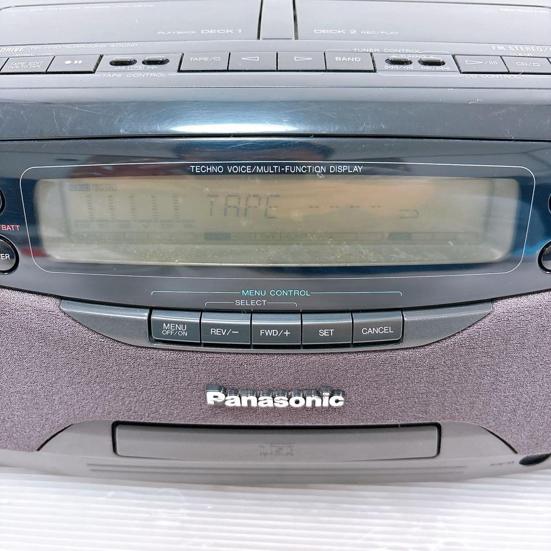 美品】Panasonic パナソニック RX-DT901 CDダブルラジカセ - メルカリ