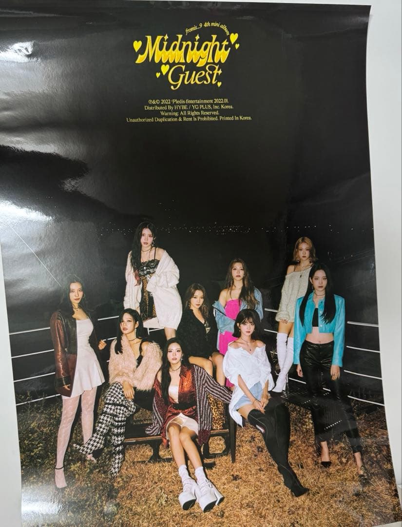 fromis_9 CD4種10枚 直筆サイン特典、フォトカード、ポスター付 - メルカリ