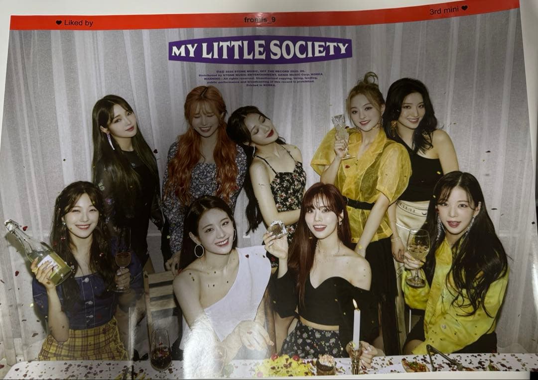 fromis_9 CD4種10枚 直筆サイン特典、フォトカード、ポスター付 - メルカリ