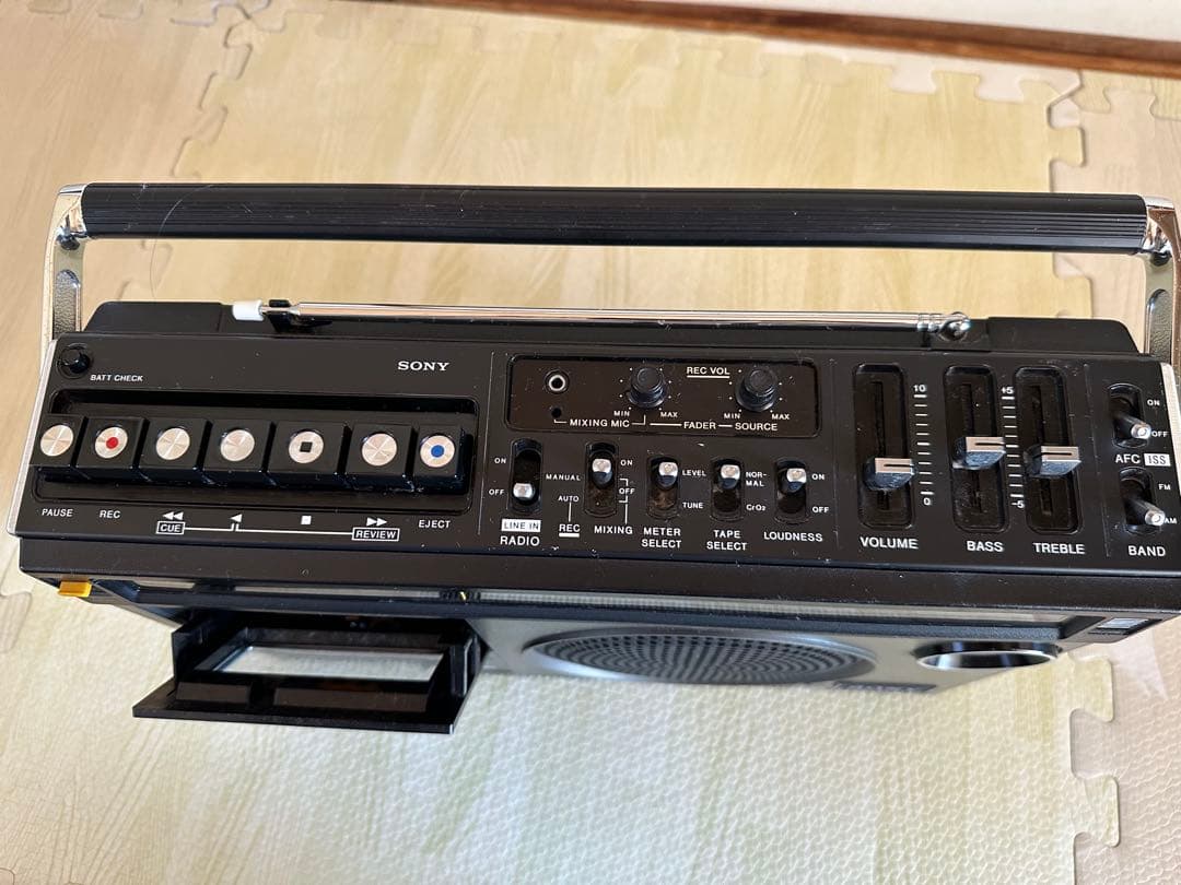 SONY CF-1980 ラジカセ FM/AMカセット初代モデル レトロ - メルカリ