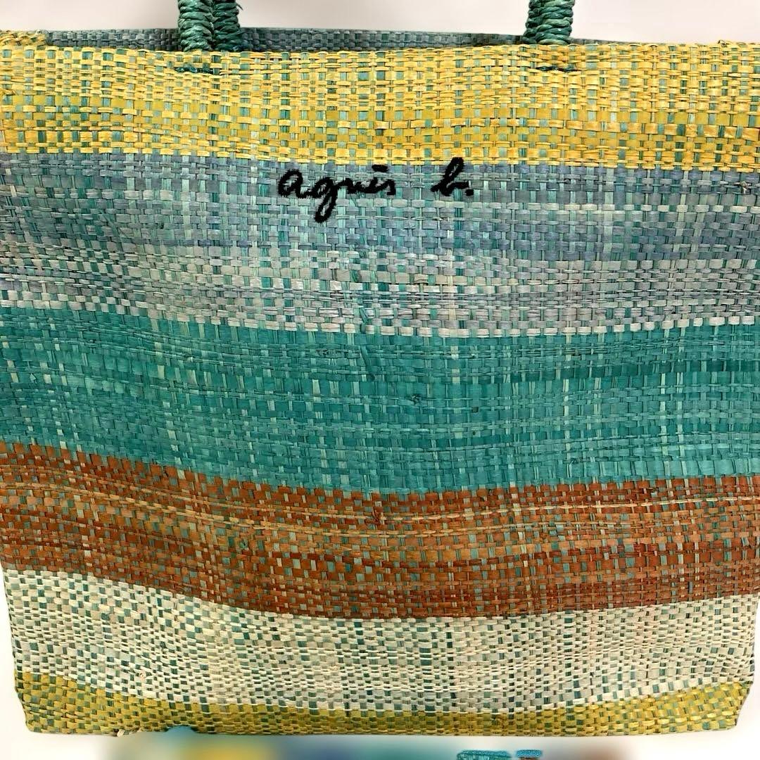 《クローバー》新品未使用アニエスベー　かごバッグ　マダガスカルトートバッグ