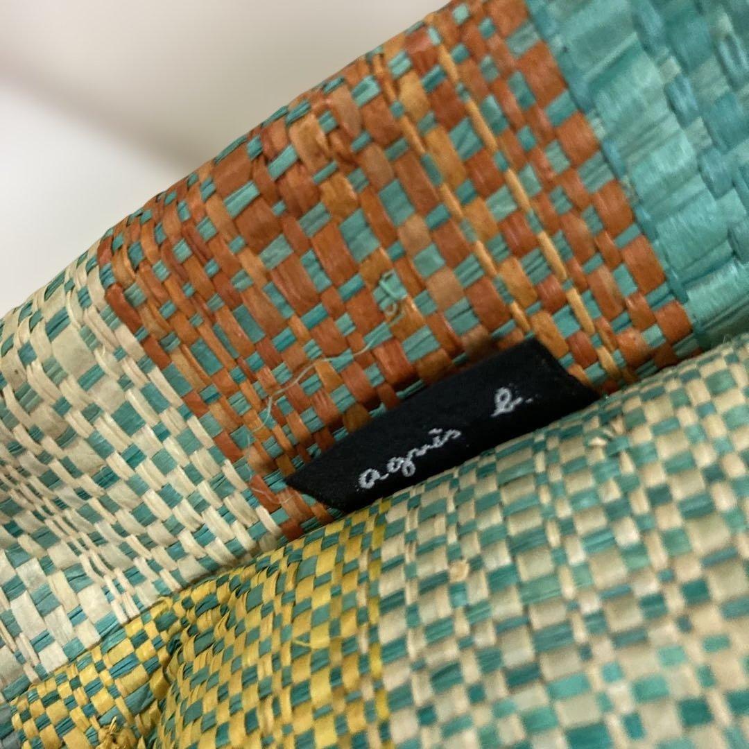 《クローバー》新品未使用アニエスベー　かごバッグ　マダガスカルトートバッグ