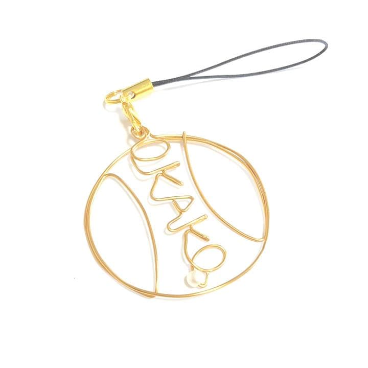 モモ様ご確認用♡お名前ストラップ 桃好きさん＆名前に桃が付く方へ！＼色味アップデート／シェルピンク色