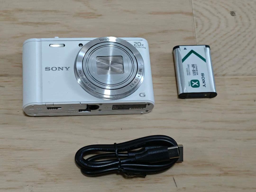 Sony Cyber-shot DSC-WX350 ホワイト（キレイな状態） Sony Cyber-shot® DSC-WX350 (White) 18-megapixel digital camera