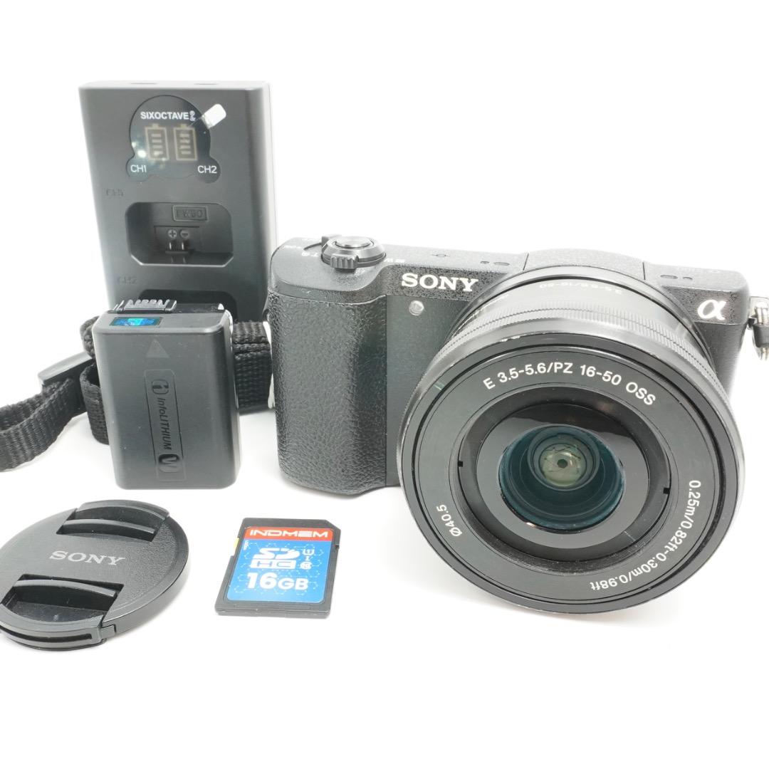 【美品】SONY α5100 ブラック 16-50mm レンズセット ブラック Amazon.co.jp: ソニー ≪海外仕様（PAL/NTSC）≫α5100 パワーズーム