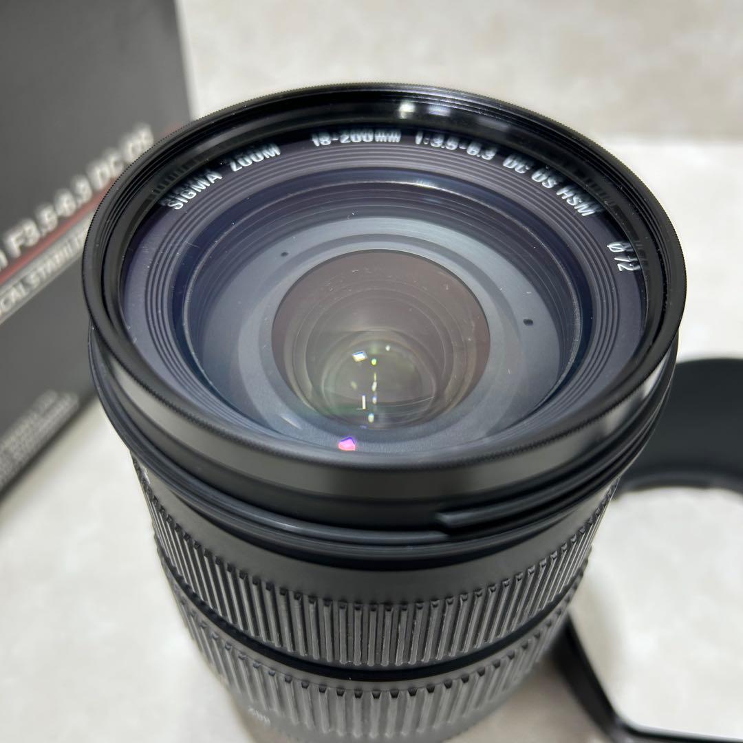 SIGMA レンズ　18-200mm F3.5-6.3 DC OS ニコン