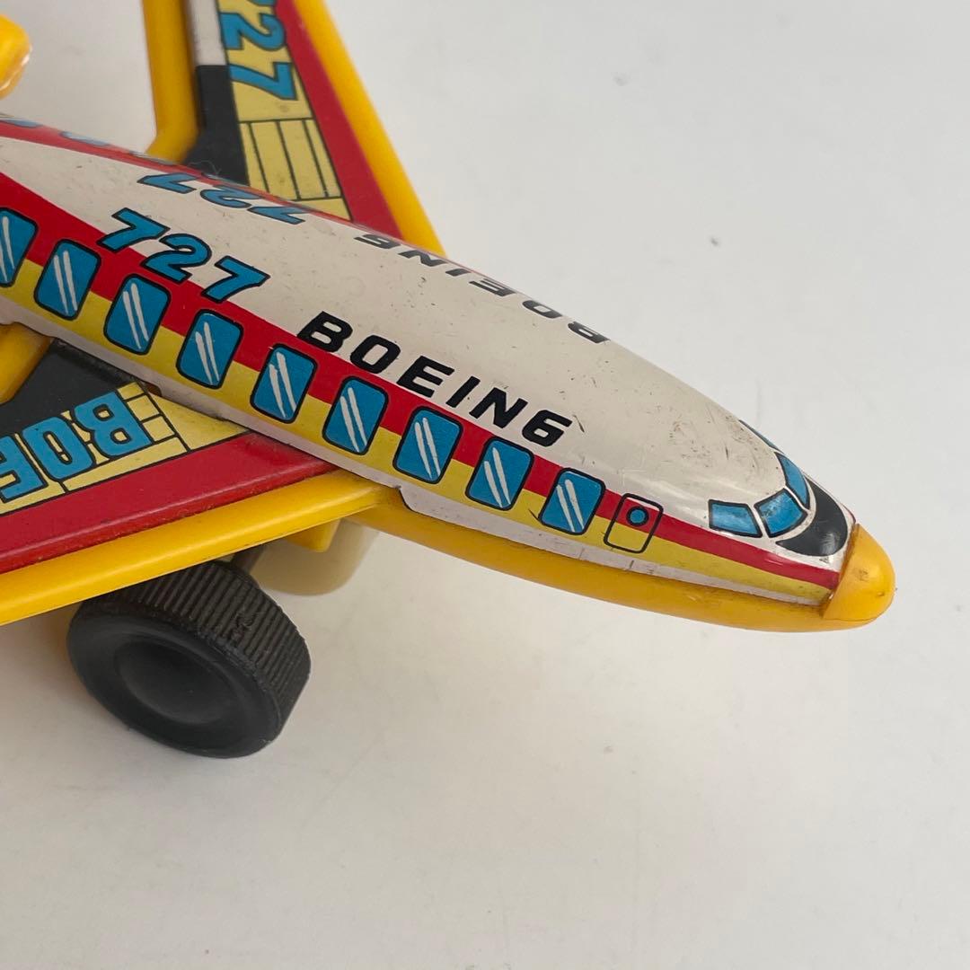 ブリキ おもちゃ 飛行機 ボーイング 747 727 ジャンボジェット 古道具