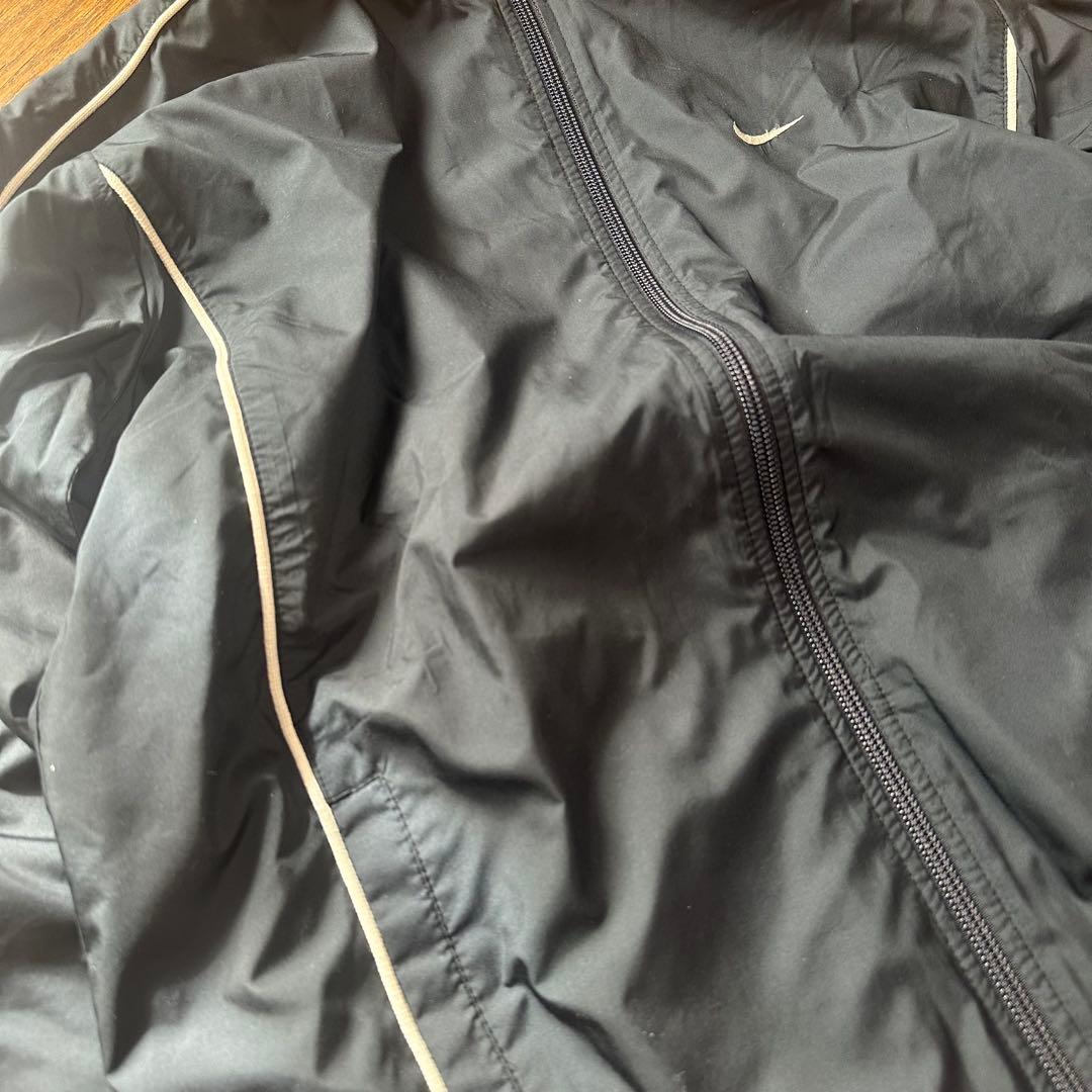 00s NIKE ナイロンジャケット 刺繍ロゴ ドローコードarchive - メルカリ