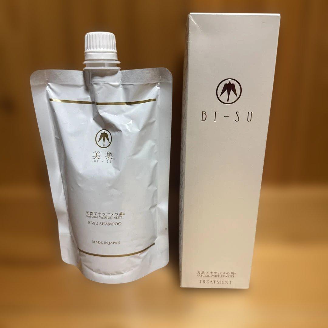 BI-SU 美薬シャンプー 300mL詰替・トリートメント250gセット BI-SUシャンプー | 天然高級ツバメの巣【BI-SU】