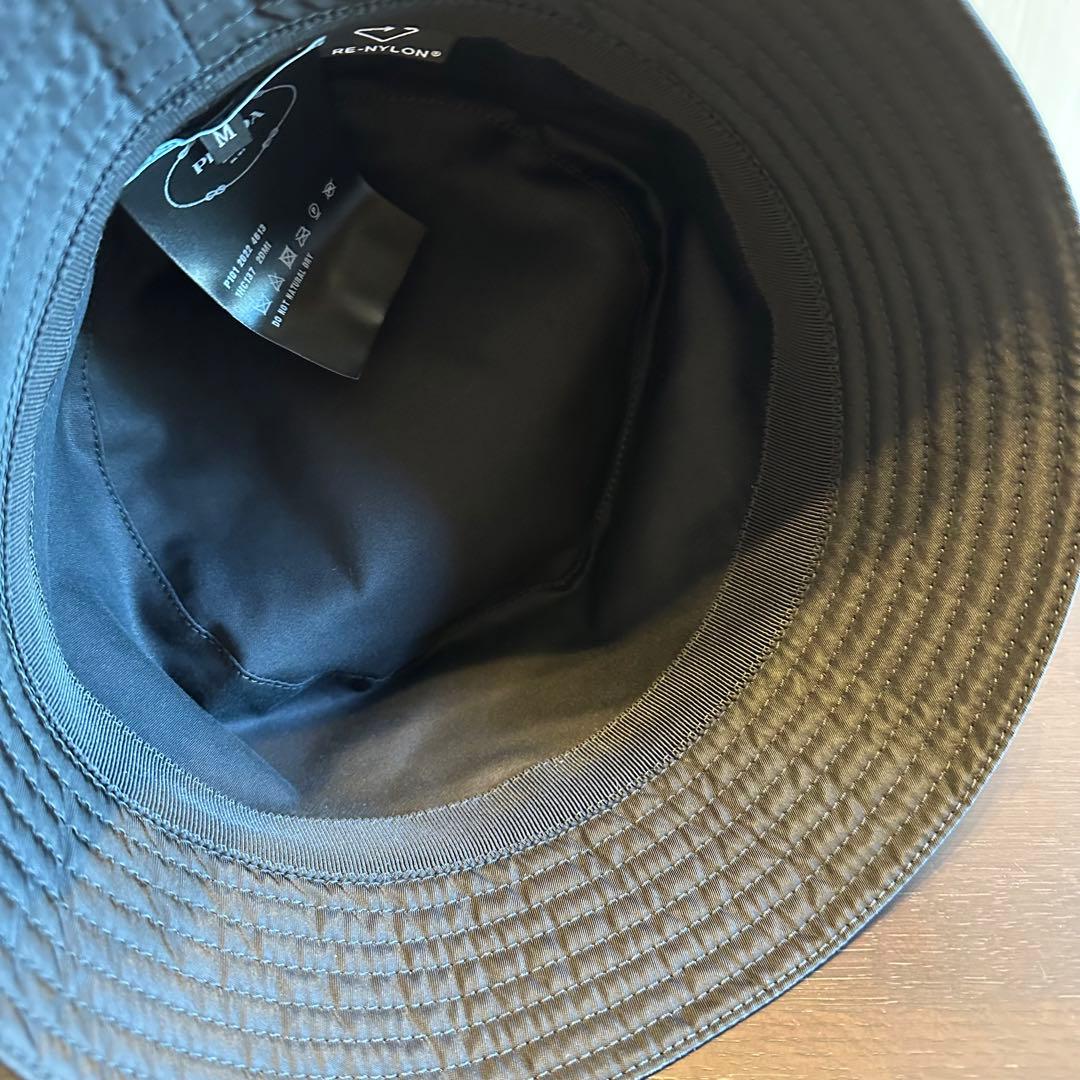 プラダ バケハ 帽子 PRADA バケットハット Mサイズ - メルカリ