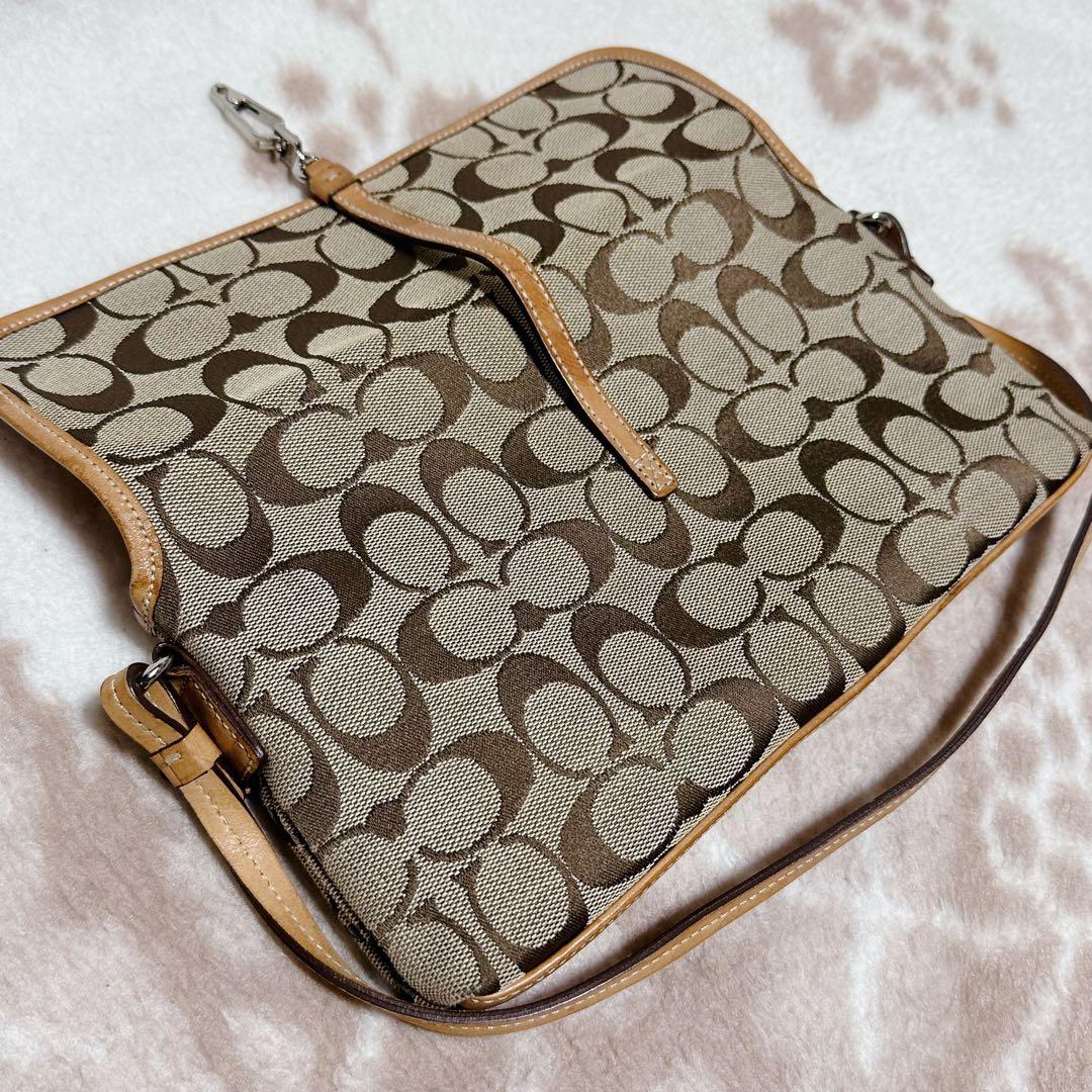 コーチ クリップ デミ アクセサリーポーチ バッグ ワンショルダー