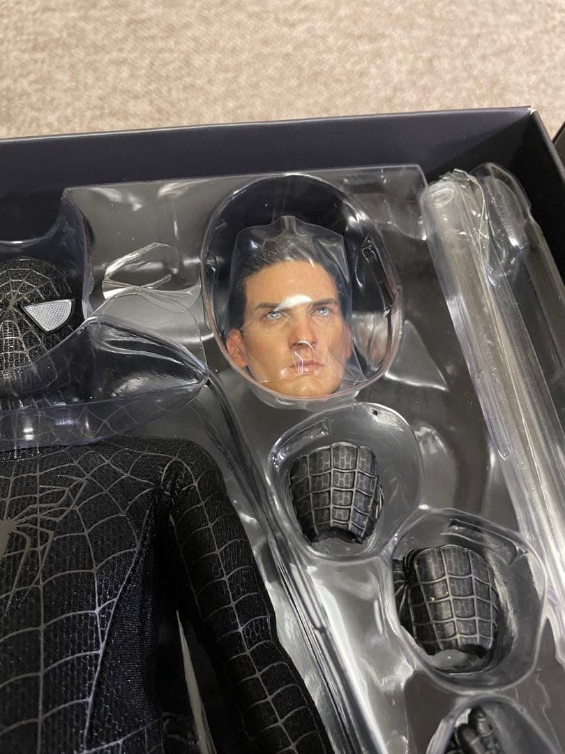 ホットトイズ 1/6 スパイダーマン3 ブラックスーツ サンドマン付き