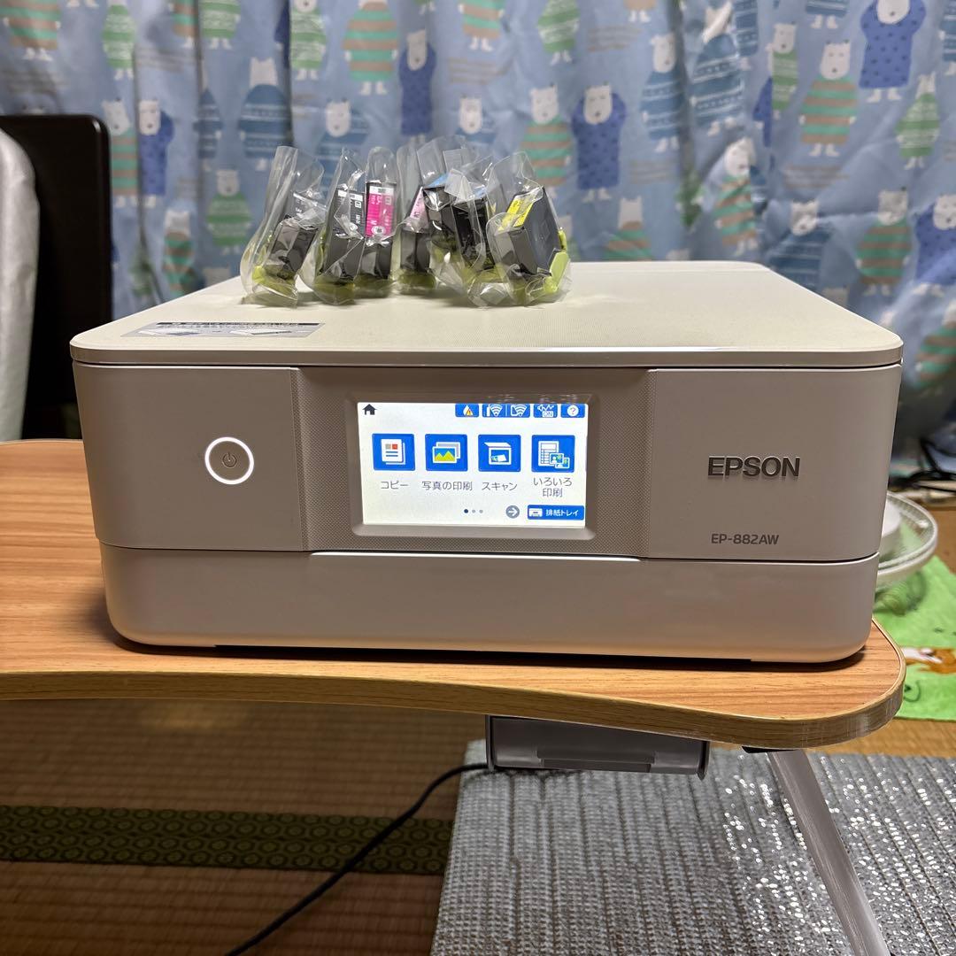 EPSON EP-882AW インクジェットプリンター エプソン 本体インク付き EP-882AW 】 エプソン インクジェット プリンター 複合機【専門店