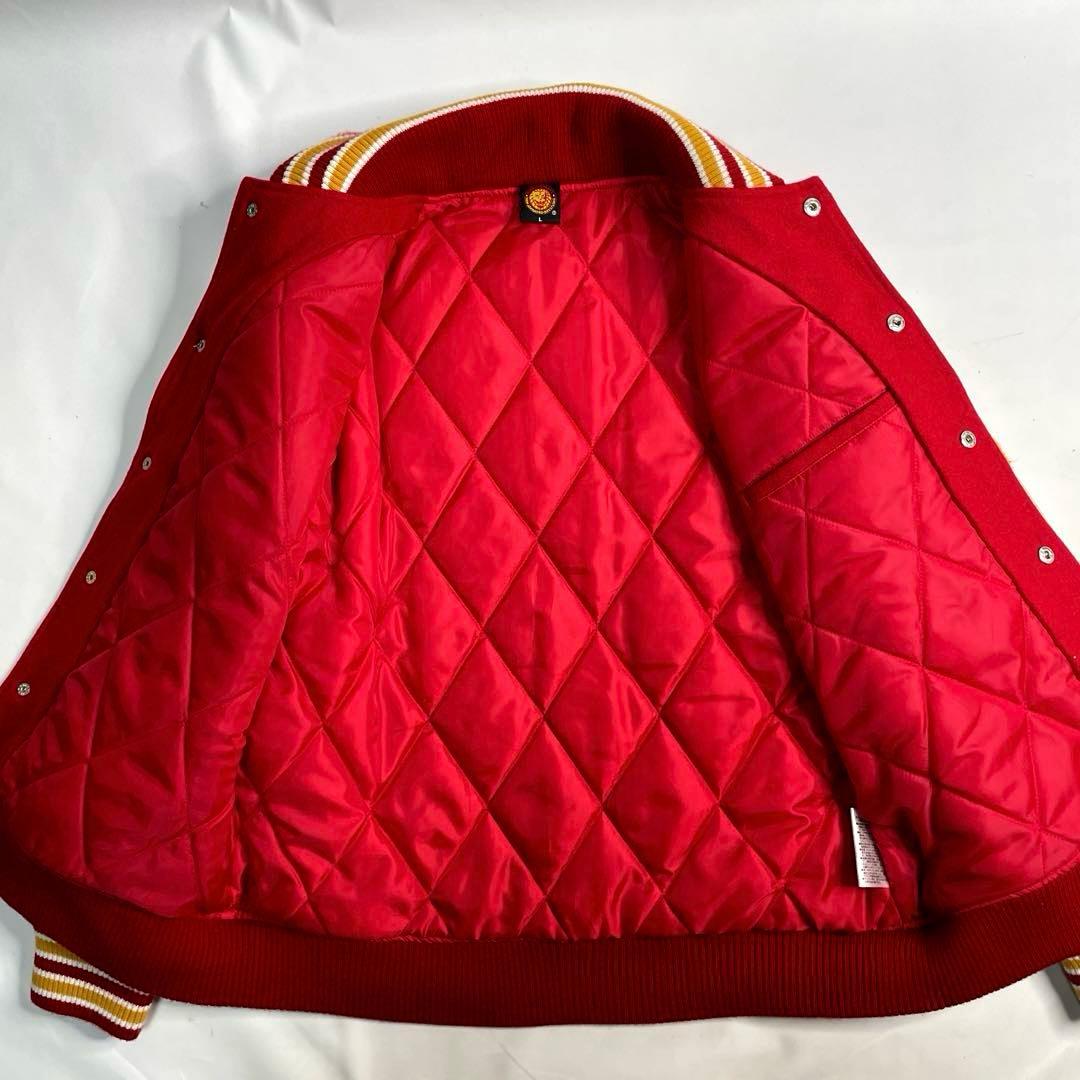 NJPW×SOUL スタジャン 新日本プロレス 別注モデル 袖革 - メルカリ