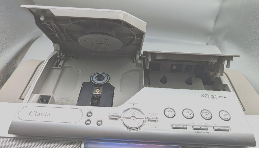 ビクター CD/MDラジカセ Clavia RC-L1MD シルバー 現状渡し - メルカリ