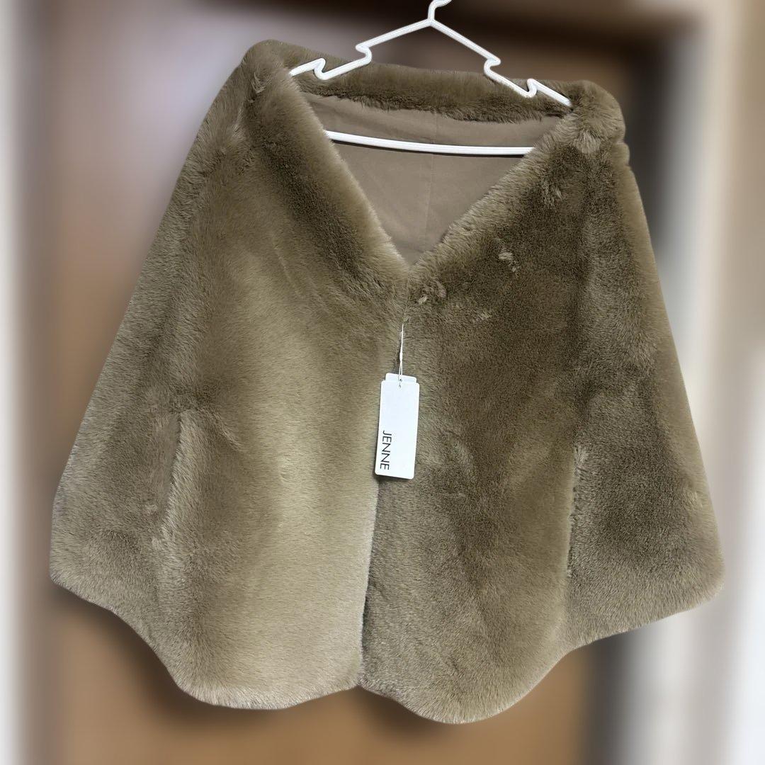 ✨JENNE リッチボリュームファーケイプ 芝犬カラー✨新品同様‼️格安❣️❣️❣️ リッチボリュームファーケープ｜JENNE(ジェンヌ)公式通販：パリ