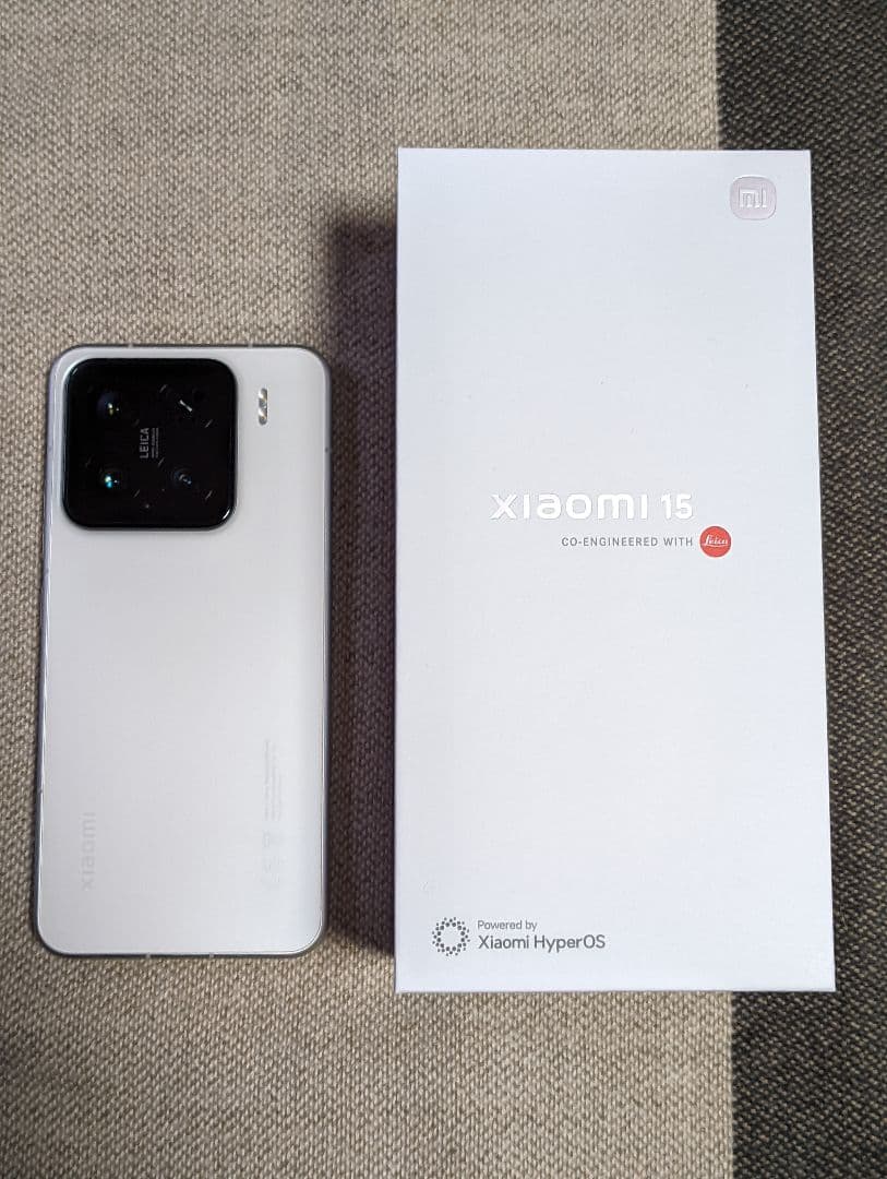 Xiaomi 15 12GB 256GB ホワイト SIMフリー - メルカリ