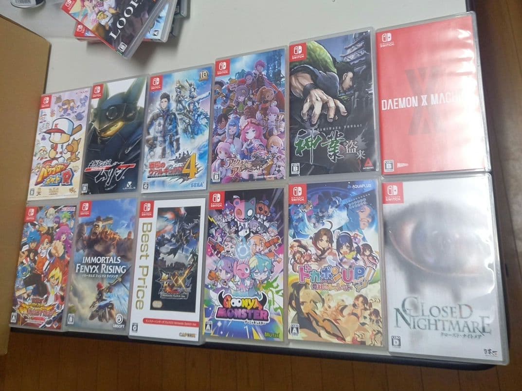 Switch ソフト新品未開封12本、中古62本 合計74本セットまとめ売り
