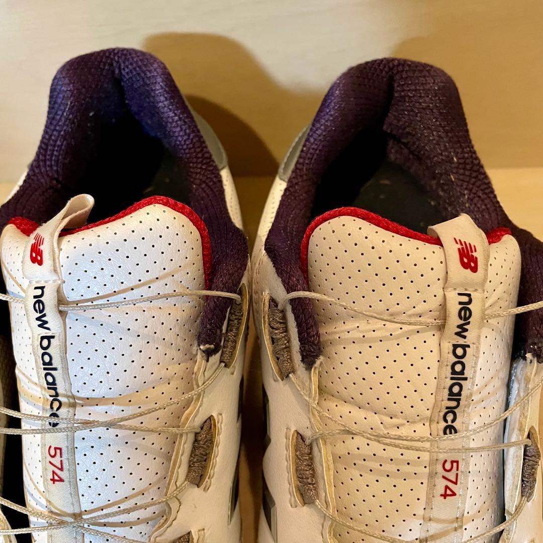 New Balance 574BOA ゴルフシューズ 26.5cm ホワイト