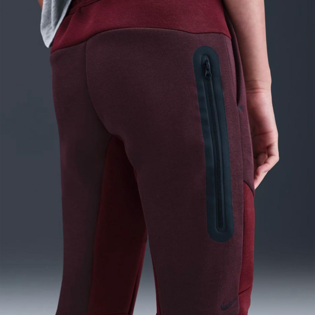 ナイキ テックフリース ジョガーパンツ キッズ 160 L バーガンディ