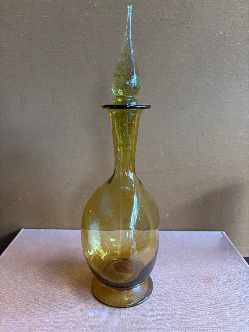 小谷眞三作倉敷ガラス飴釉足付デキャンタ　 検栄次 2026年最新】小谷眞三の人気アイテム - メルカリ