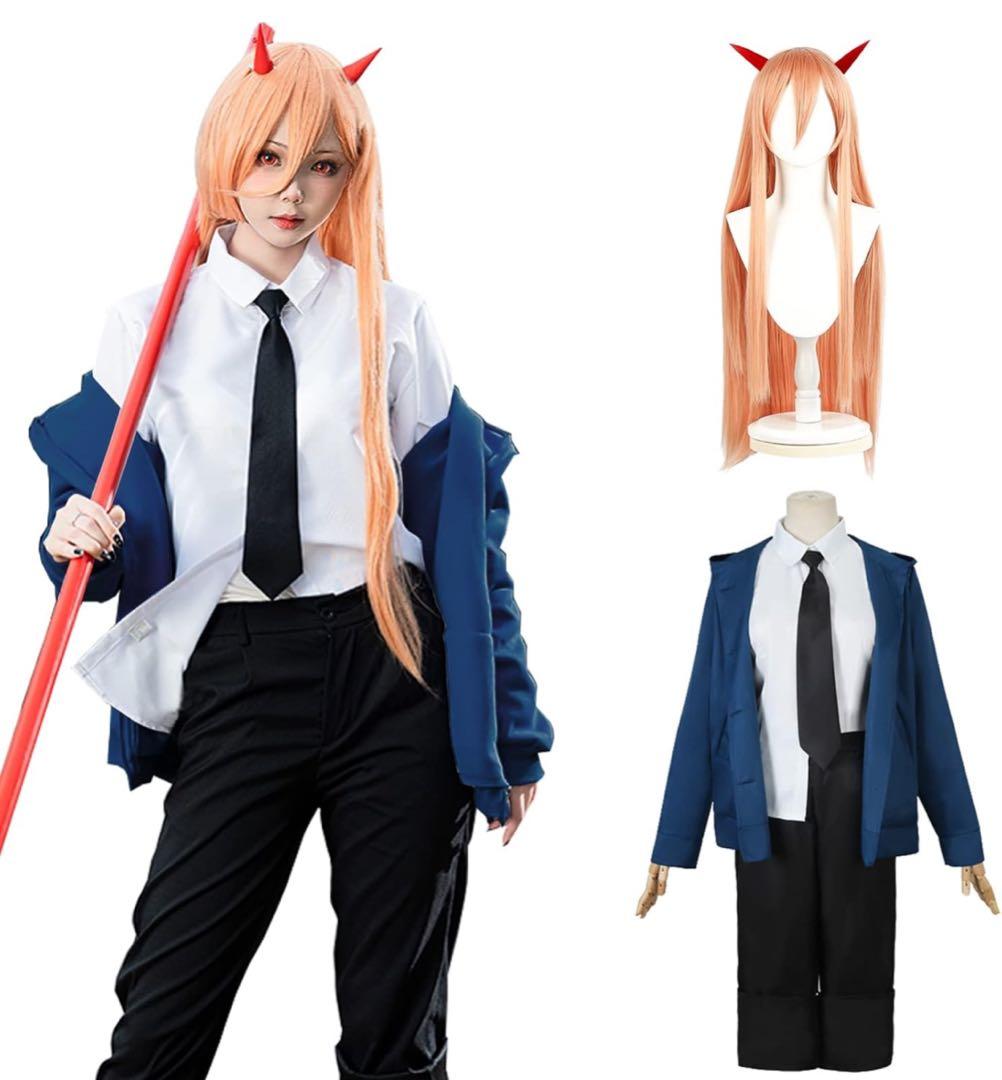 チェンソーマン パワーちゃん パワー Mサイズ ウィッグ コスプレ衣装