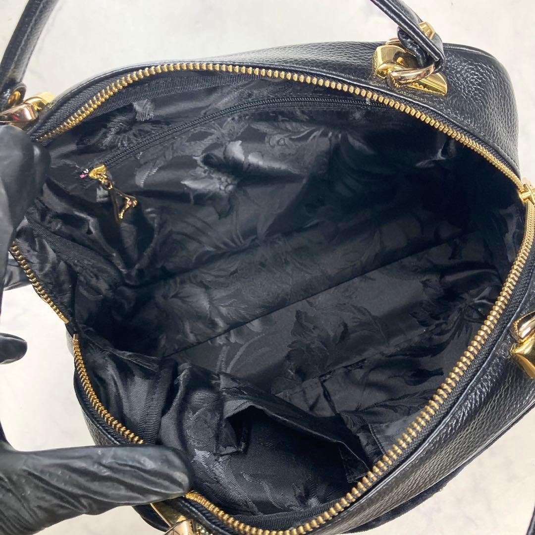 極美品 シンクビー ハンドバッグ ビーズ 花 ベロア 黒 レザー - メルカリ