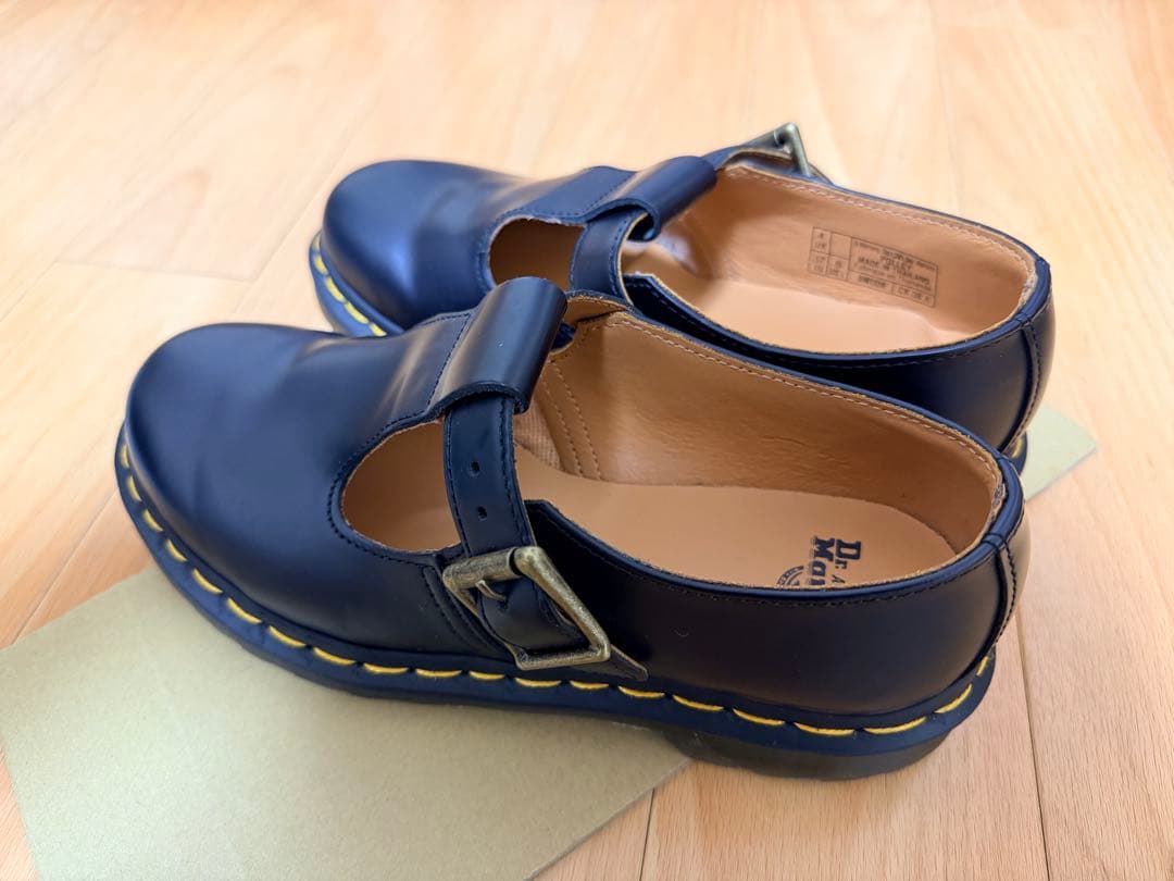 Dr. Martens Polley UK4 ドクターマーチン　23cm 美品】ドクターマーチン POLLEY ポーリー 黒 UK4｜Yahoo!フリマ（旧