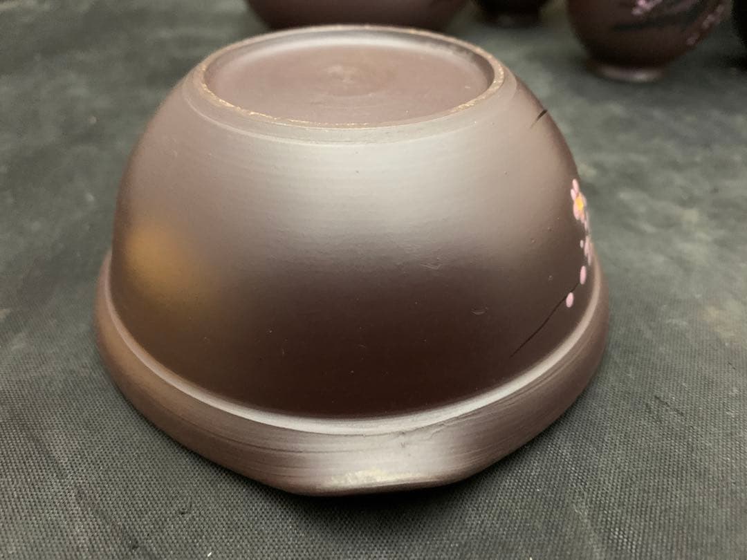 萬古焼 煎茶器 榮峰窯 勇山 作 急須 湯冷 湯呑5客 - メルカリ