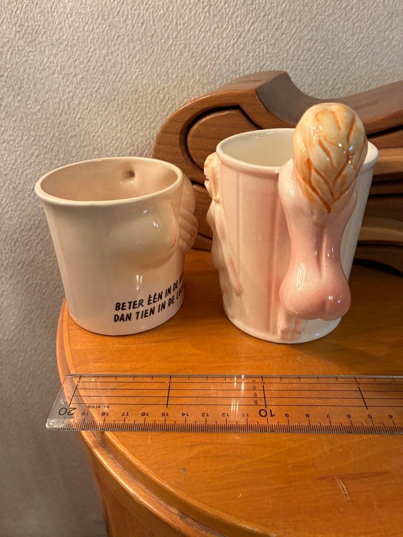 ビンテージ50s ピンナップ　マグカップ　ヌード　セクシー　グラビア　レトロ