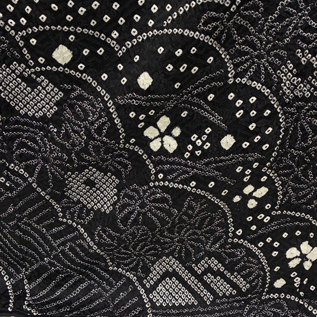 D167 訪問着 藤娘きぬたや 総絞り 花模様 正絹 着物袷 極美品 - メルカリ