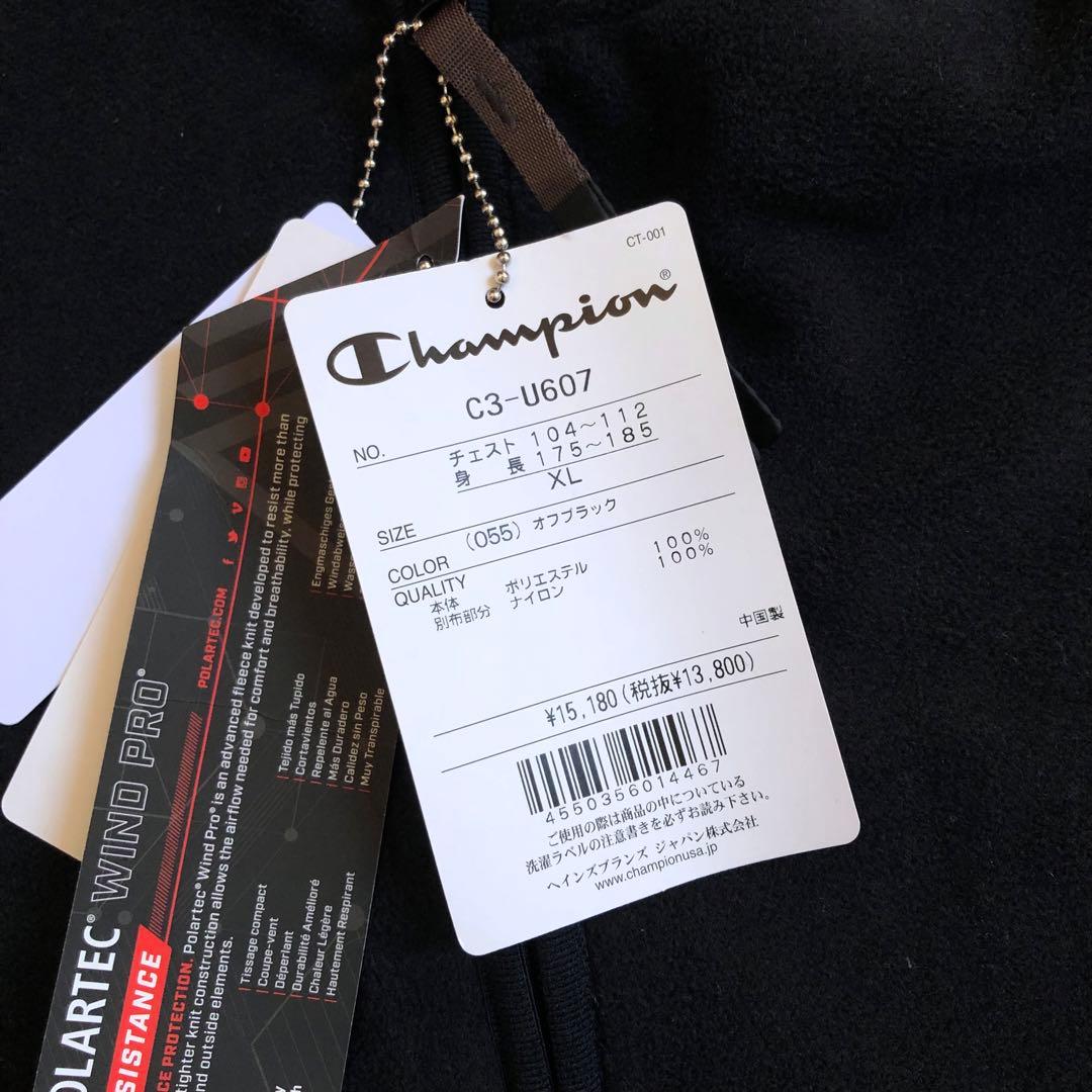 Champion BLACK EDITION フリース ベスト POLARTEC - メルカリ