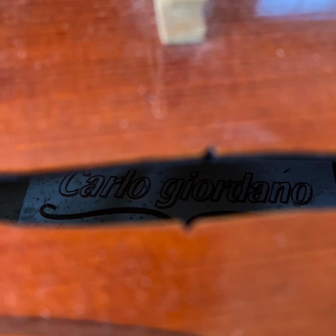 カルロジョルダーノ VS-3 フレット バイオリン4/4 虎目一枚板 一式