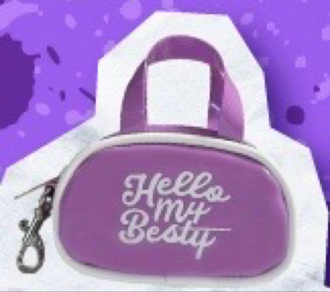 BE:FIRST ミニボストンポーチチャーム(パープル) - メルカリ