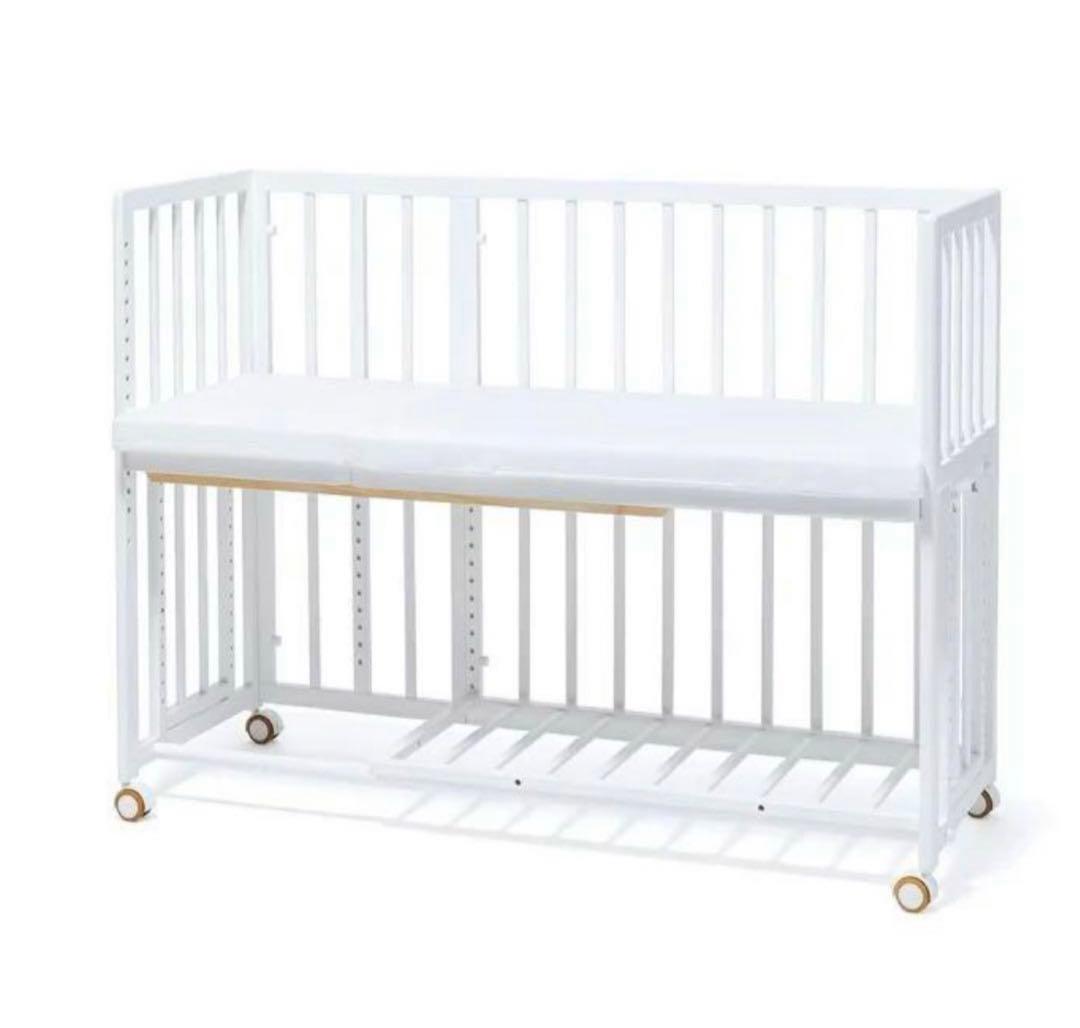 大和屋　そいねーる＋ロング 赤ちゃんと添い寝ができるベビーベッド「そいねーる」 移動可能＆4歳