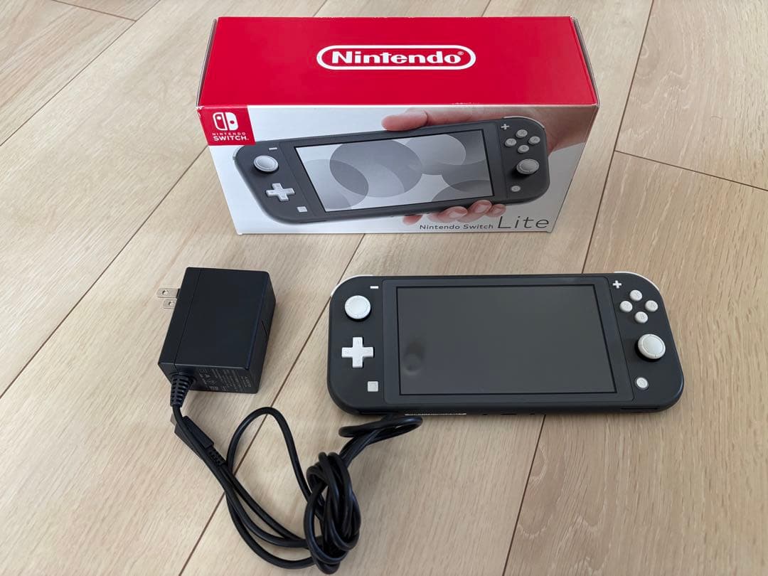 Nintendo Switch Lite グレー ACアダプター付き Nintendo Switch Lite グレー 本体セット - メルカリ