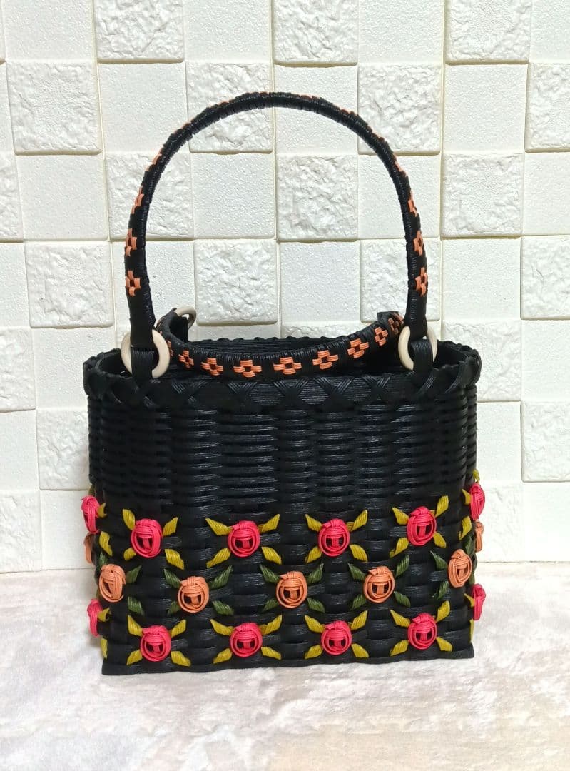 《愛❤︎.。》エコクラフトバンド かごバック ５点