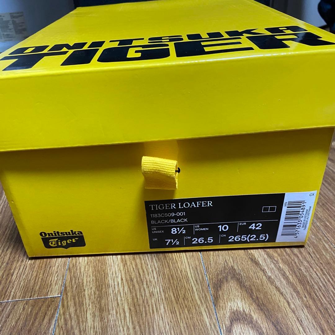Onitsuka Tiger ブラック ローファー 26.5cm
