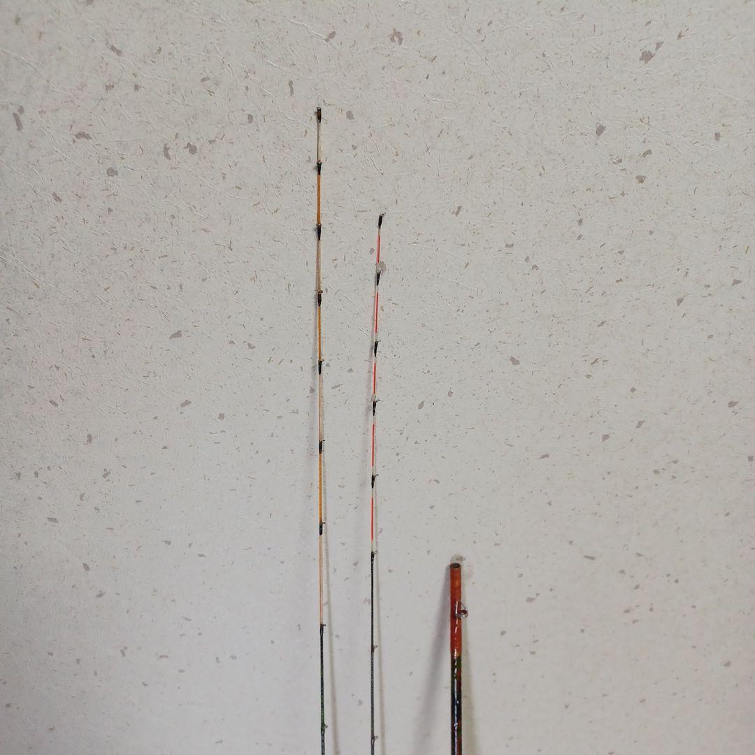 自作筏ちぬ竿　1.46m　瀬川彦次仕様グラスファイバー